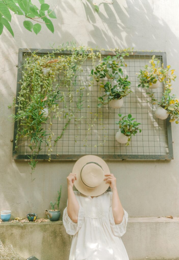 Casual Vertical Container Garden 