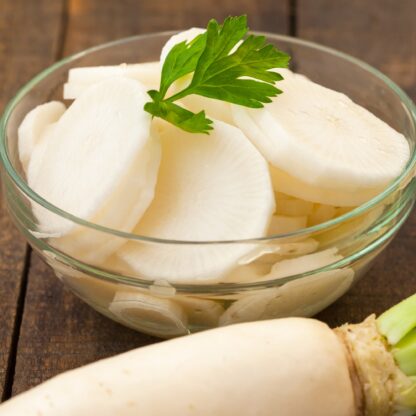 Japanese Minowase Daikon Radish / Raphanus sativus var. longipinnatus - Image 9